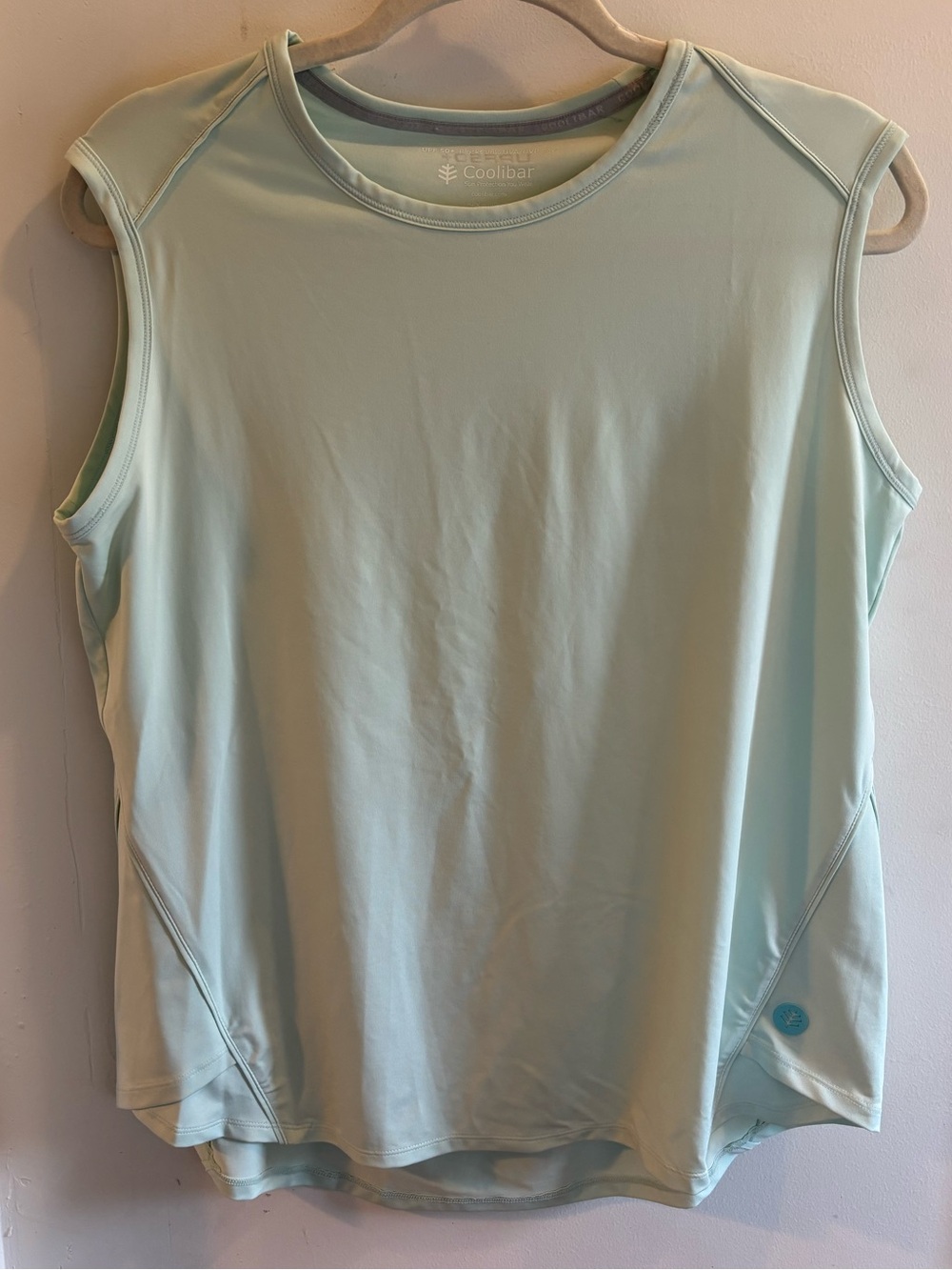 Coolibar Light Mint Sleeveless Sun Shirt